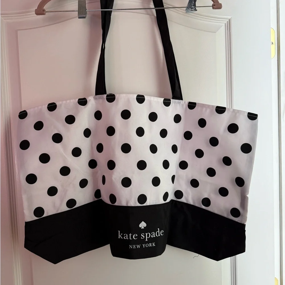 Kate Spade Light Cotton Tote Bag New